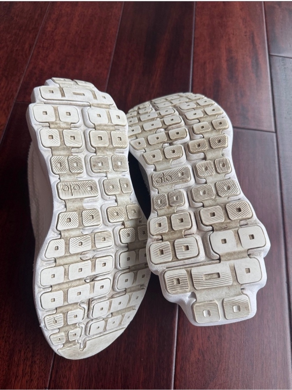 Alo Yoga Women's All-White Knit Trainer Sneaker View 4